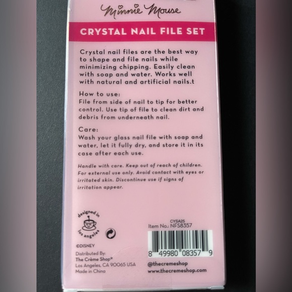 💅🏽 The Crème shop x Disney trio of Minnie crystal nail files. - Picture 4 of 4